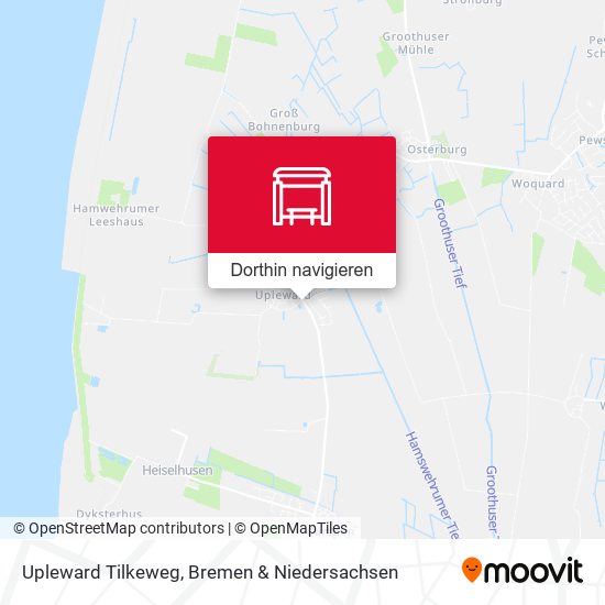 Upleward Tilkeweg Karte