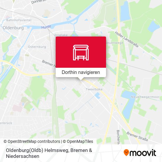 Oldenburg(Oldb) Helmsweg Karte