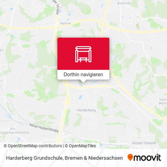 Harderberg Grundschule Karte