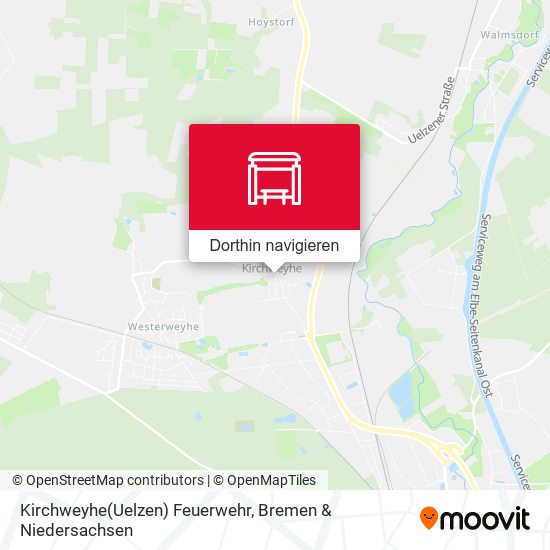 Kirchweyhe(Uelzen) Feuerwehr Karte