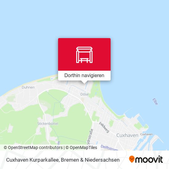 Cuxhaven Kurparkallee Karte