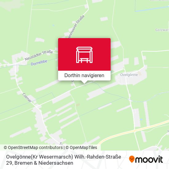 Ovelgönne(Kr Wesermarsch) Wilh.-Rahden-Straße 29 Karte