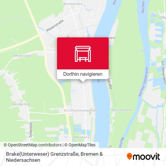 Brake(Unterweser) Grenzstraße Karte