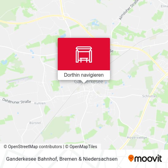 Ganderkesee Bahnhof Karte