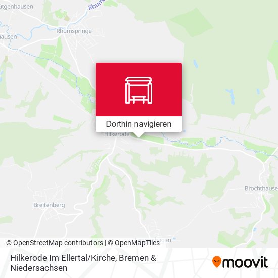 Hilkerode Im Ellertal/Kirche Karte