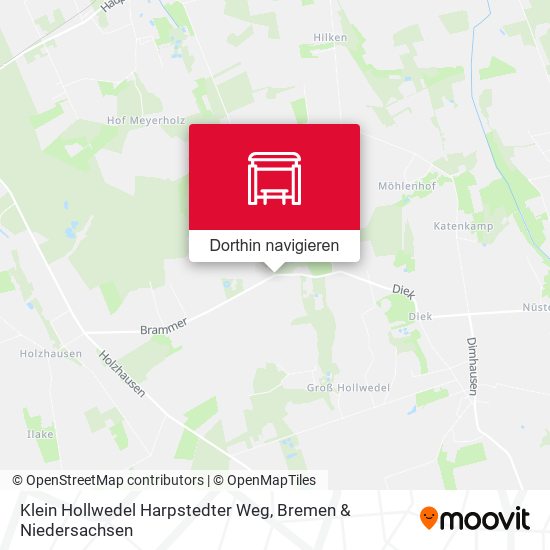 Klein Hollwedel Harpstedter Weg Karte
