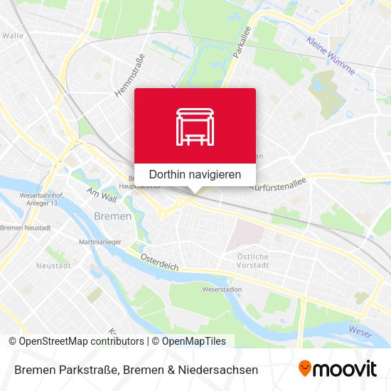 Bremen Parkstraße Karte