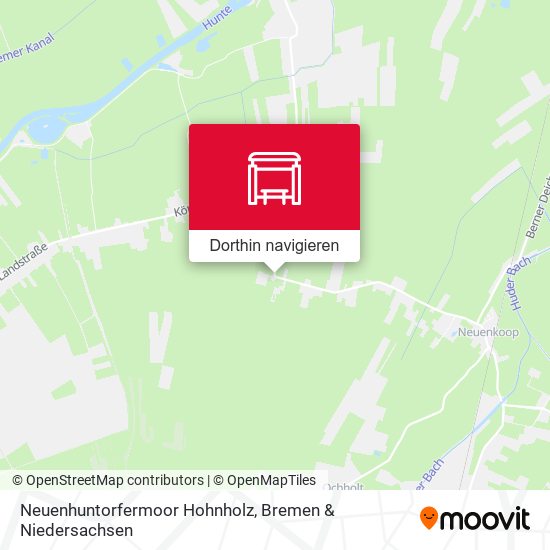 Neuenhuntorfermoor Hohnholz Karte