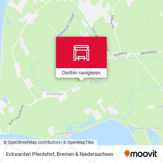 Eckwarden Pferdehof Karte