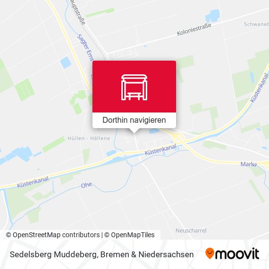 Sedelsberg Muddeberg Karte