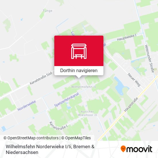 Wilhelmsfehn Norderwieke I/Ii Karte