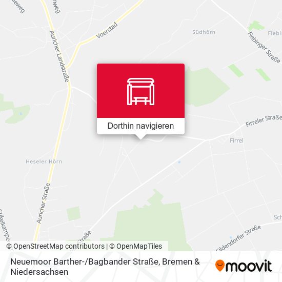 Neuemoor Barther- / Bagbander Straße Karte