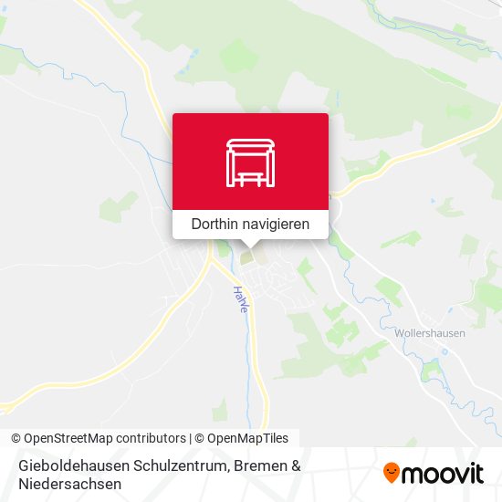Gieboldehausen Schulzentrum Karte