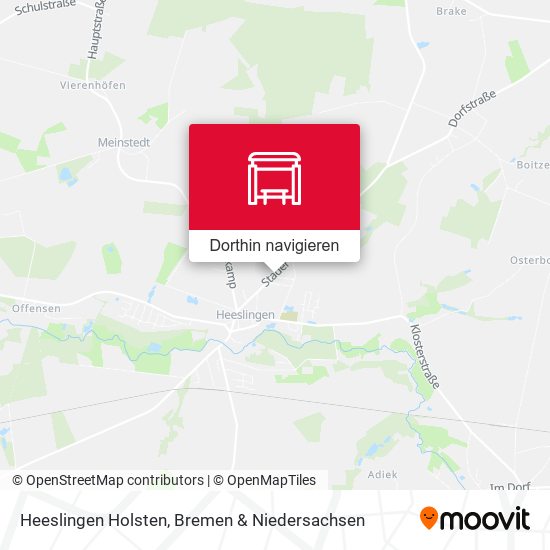 Heeslingen Holsten Karte