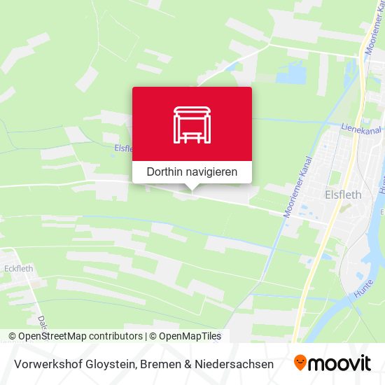 Vorwerkshof Gloystein Karte