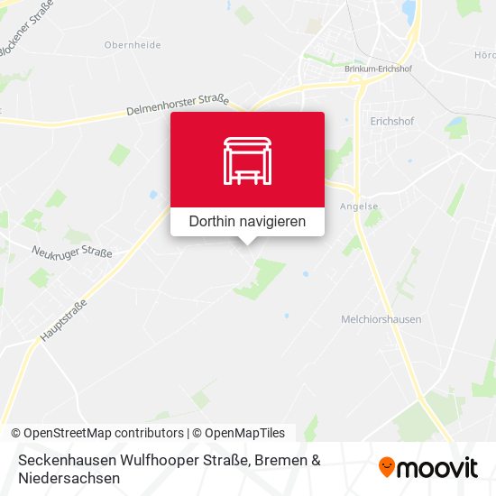 Seckenhausen Wulfhooper Straße Karte