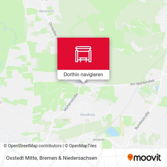 Oxstedt Mitte Karte