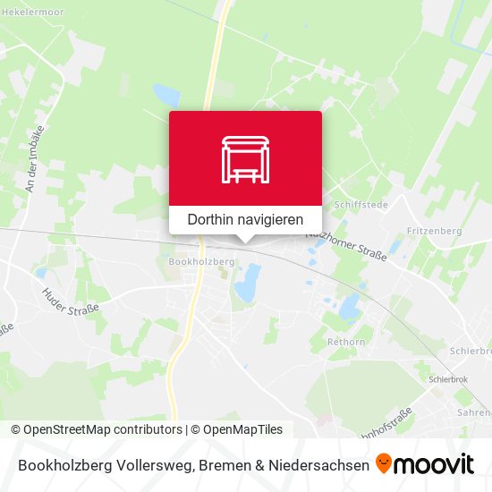 Bookholzberg Vollersweg Karte