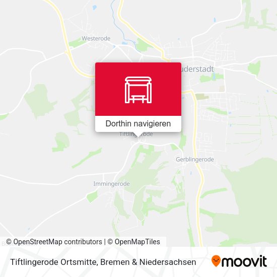 Tiftlingerode Ortsmitte Karte