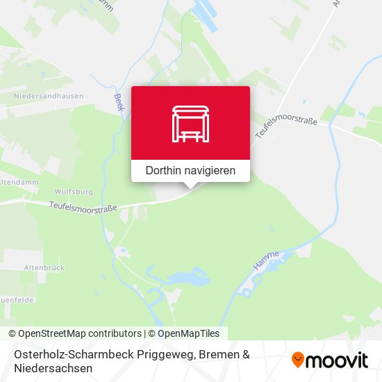 Osterholz-Scharmbeck Priggeweg Karte