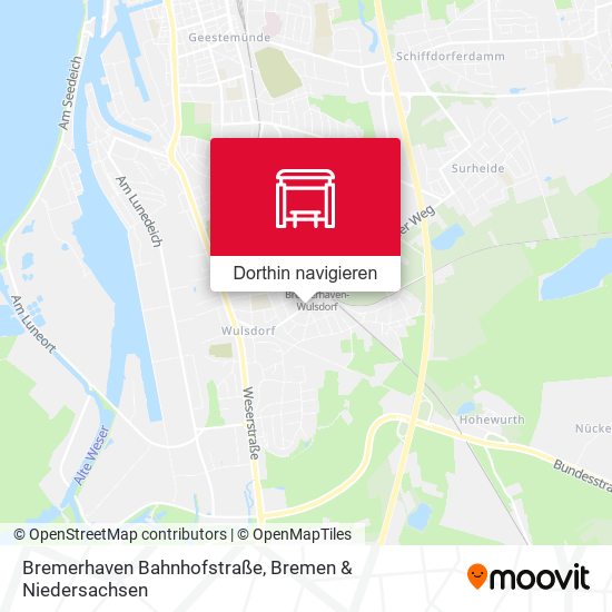 Bremerhaven Bahnhofstraße Karte