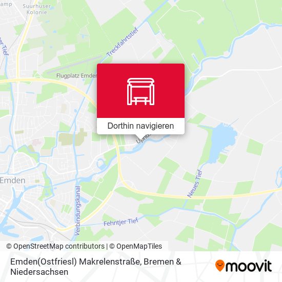 Emden(Ostfriesl) Makrelenstraße Karte