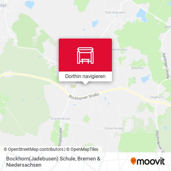 Bockhorn(Jadebusen) Schule Karte