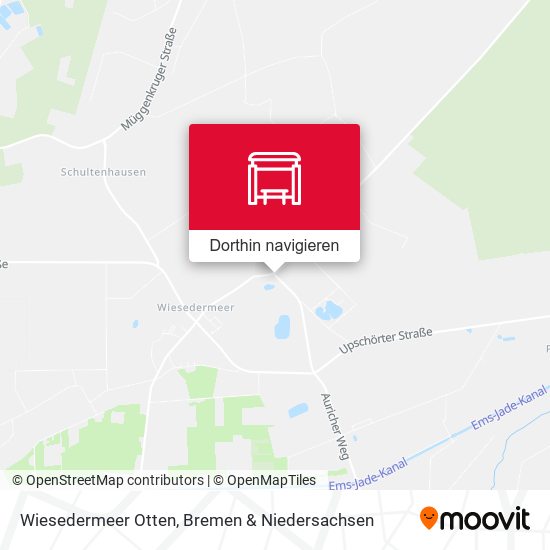 Wiesedermeer Otten Karte