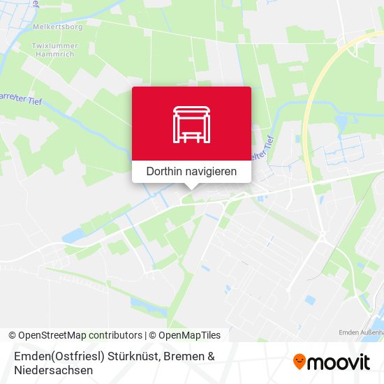 Emden(Ostfriesl) Stürknüst Karte