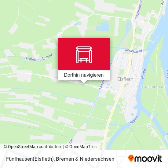 Fünfhausen(Elsfleth) Karte