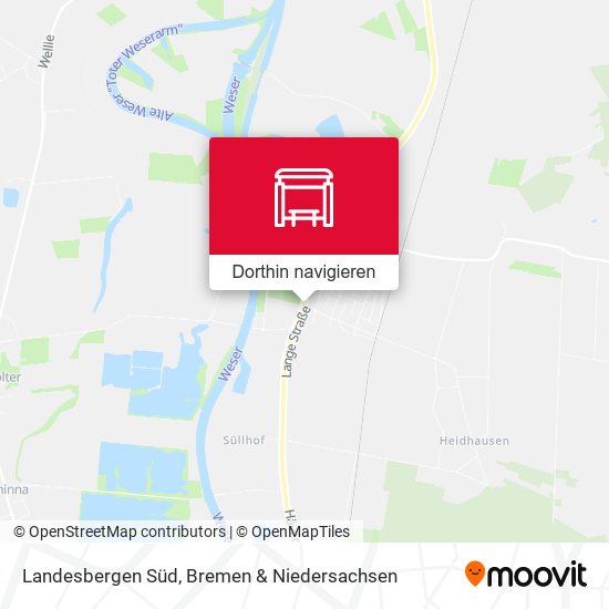 Landesbergen Süd Karte