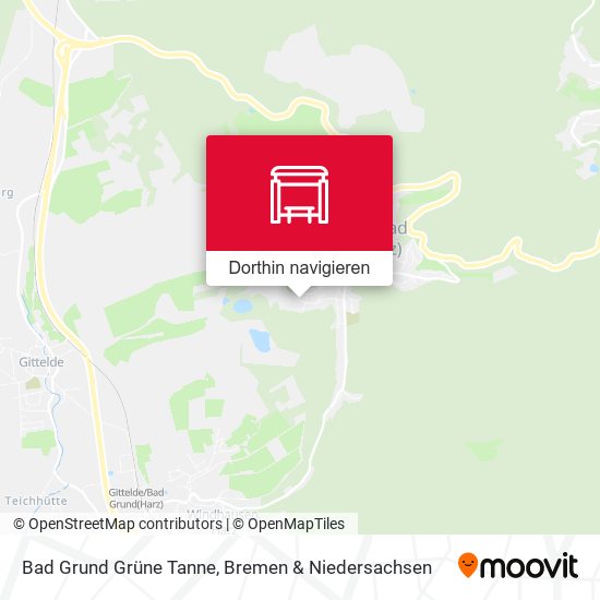 Bad Grund Grüne Tanne Karte