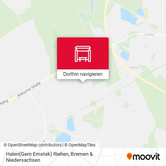 Halen(Gem Emstek) Riehen Karte