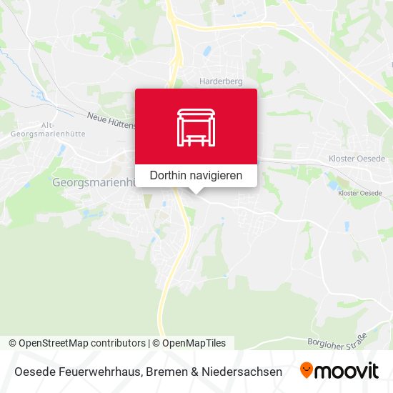 Oesede Feuerwehrhaus Karte