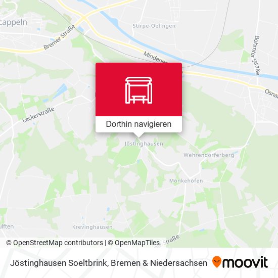 Jöstinghausen Soeltbrink Karte