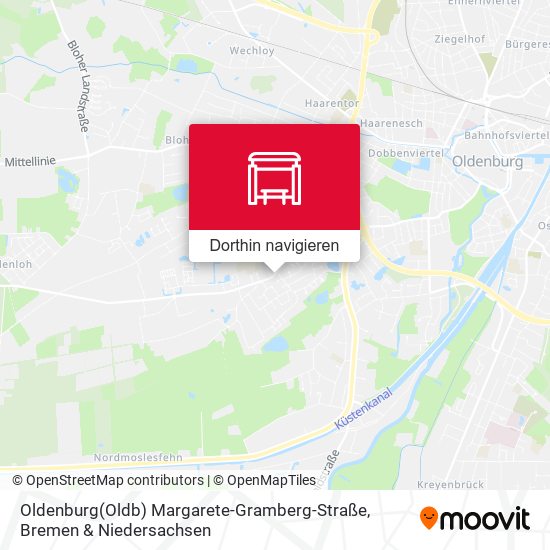 Oldenburg(Oldb) Margarete-Gramberg-Straße Karte