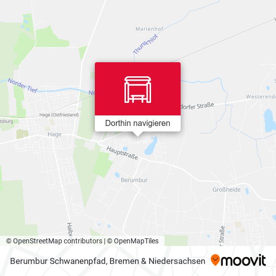 Berumbur Schwanenpfad Karte
