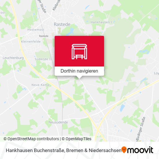 Hankhausen Buchenstraße Karte