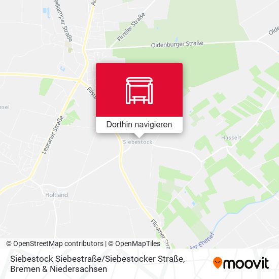 Siebestock Siebestraße / Siebestocker Straße Karte