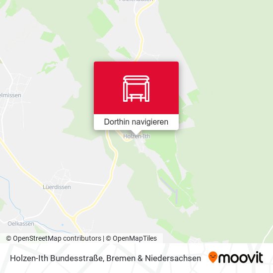 Holzen-Ith Bundesstraße Karte