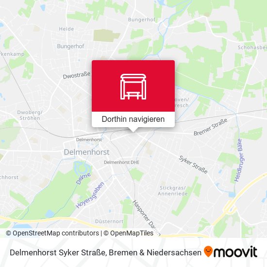 Delmenhorst Syker Straße Karte