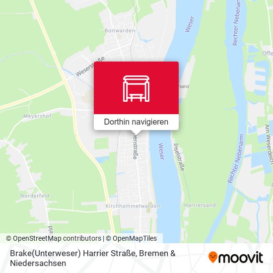Brake(Unterweser) Harrier Straße Karte