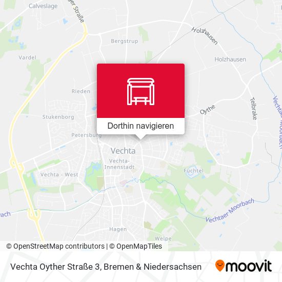 Vechta Oyther Straße 3 Karte