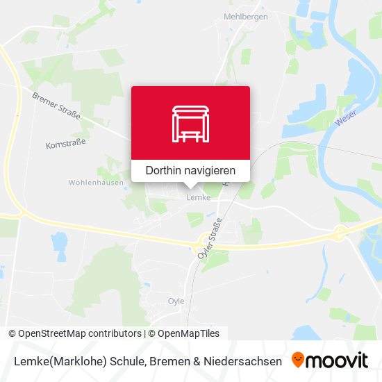 Lemke(Marklohe) Schule Karte