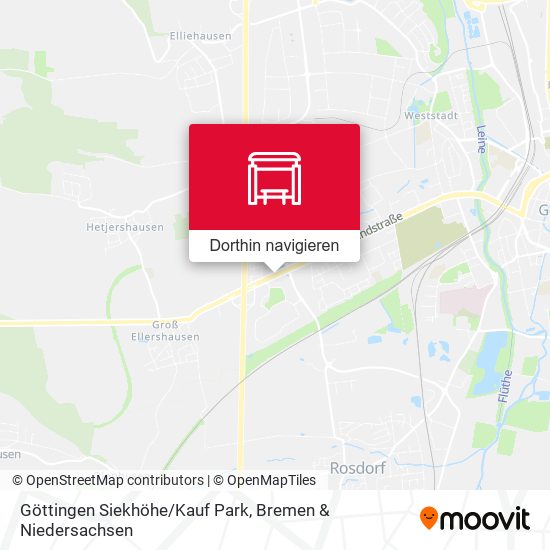 Göttingen Siekhöhe/Kauf Park Karte