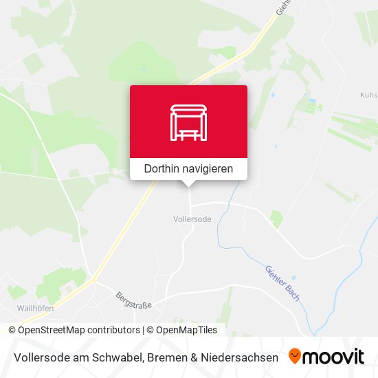 Vollersode am Schwabel Karte