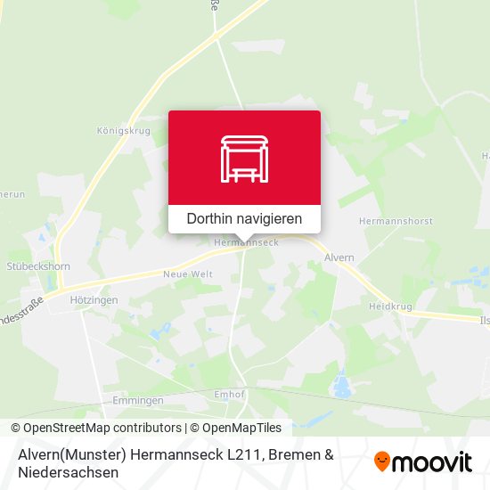 Alvern(Munster) Hermannseck L211 Karte