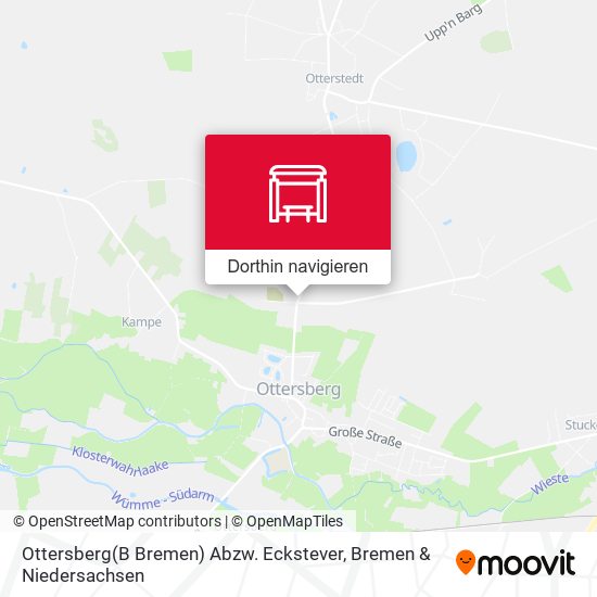 Ottersberg(B Bremen) Abzw. Eckstever Karte