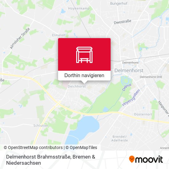 Delmenhorst Brahmsstraße Karte