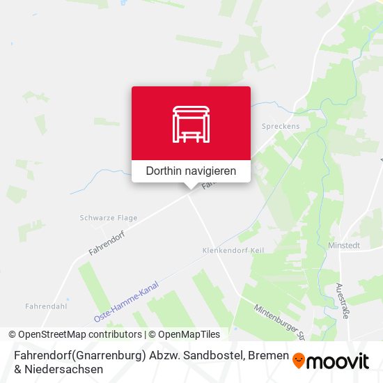 Fahrendorf(Gnarrenburg) Abzw. Sandbostel Karte